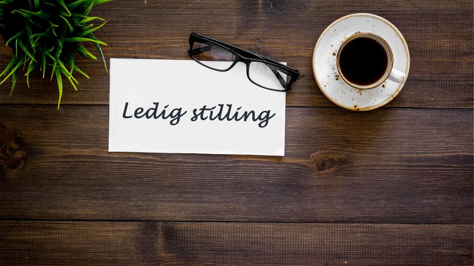 Lenke til artikkel: Ledig stilling som generalsekretær